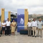 La Ocean Race ultima el montaje del Ocean Live Park en la fachada marítima de Cartagena