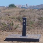 Litoral instala en Los Nietos el primer lavapiés de plástico reciclado