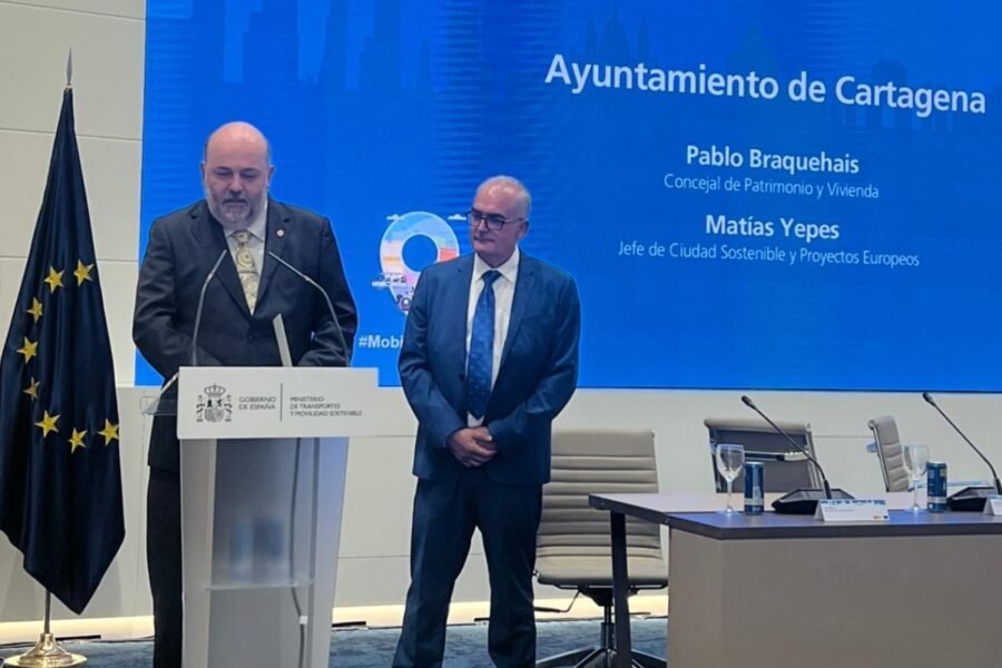 El Ministerio de Transportes premia a Cartagena por sus proyectos municipales de movilidad