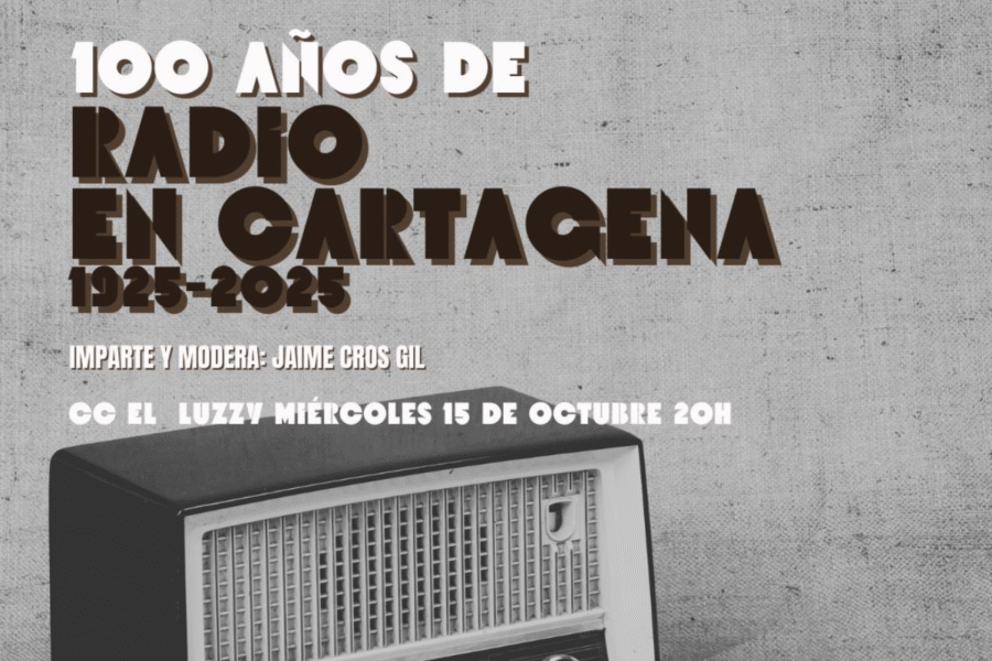 Una charla analizará este miércoles un siglo de radio en Cartagena