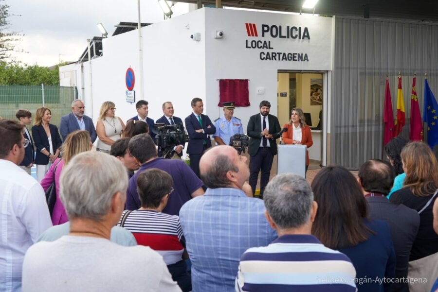 Policía Local refuerza su presencia en el oeste de Cartagena con la apertura de un nuevo cuartel en Cuesta Blanca