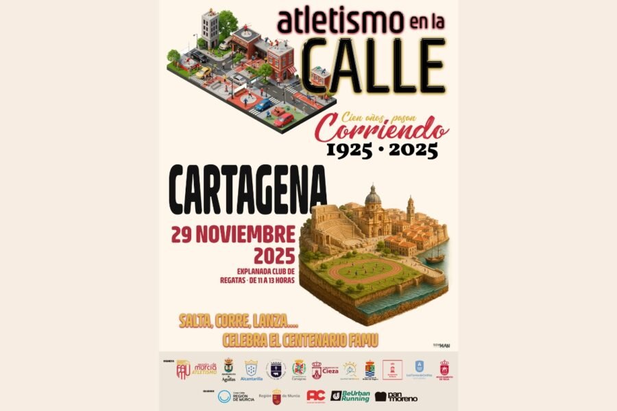 Cartagena juega al ‘Atletismo en la Calle’ este sábado con un sinfín de actividades en el puerto