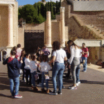 Actividades familiares en el Museo del Teatro Romano de Cartagena durante el puente de diciembre