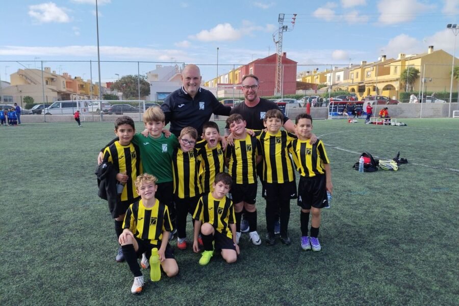 A.D. Franciscanos, A.S. Custodire Villalba y E.M.F. Fuente Alamo acaban el año líderes en alevines ‘A’