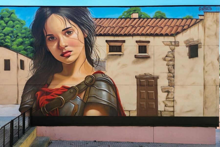 Ya se puede votar por el mural romano de Canteras, nominado a los premios internacionales de arte urbano