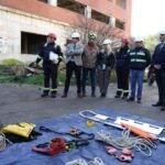 Hespérides forma a sus estudiantes con un simulacro de emergencia