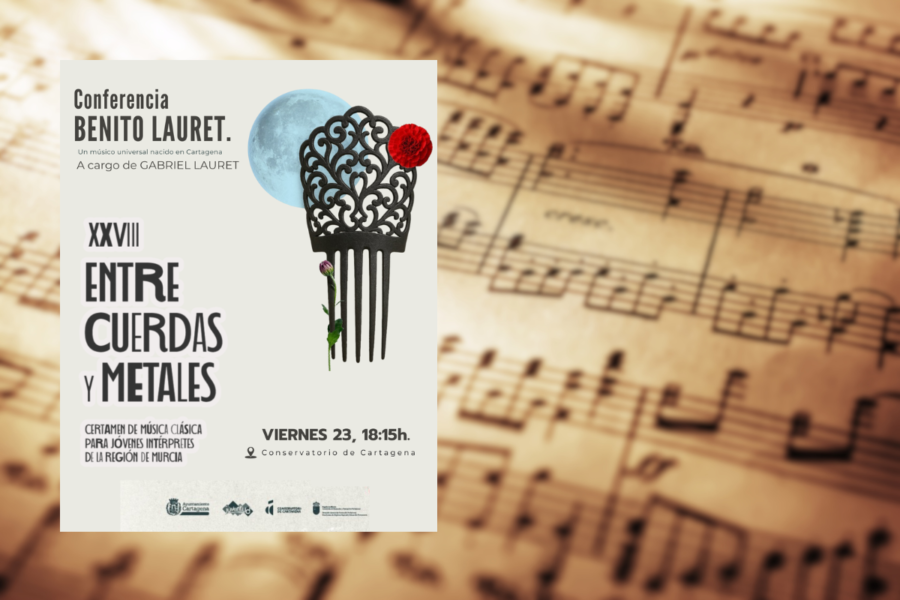 Una conferencia sobre el músico Benito Lauret, en la programación de Entre Cuerdas y Metales