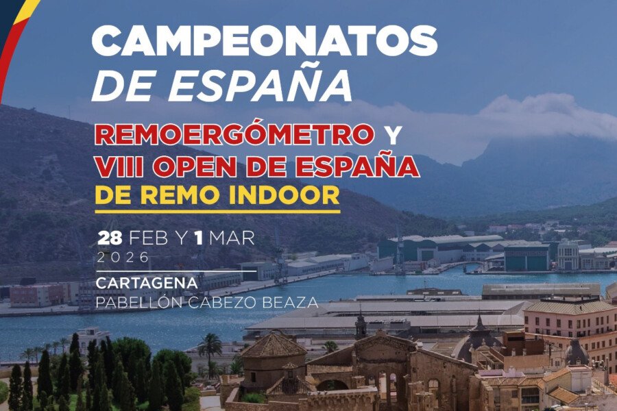 Cartagena acoge este fin de semana el Campeonato de España de Remo Indoor