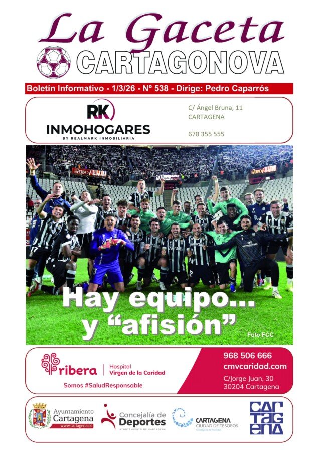 Gaceta Cartagonova 538 – CD Sabadell