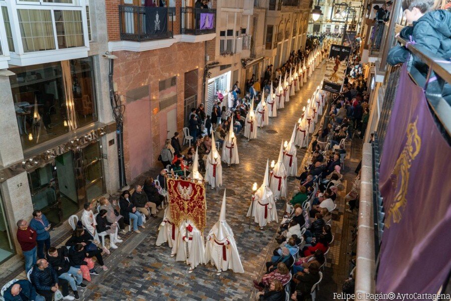 Este miércoles se ponen a la venta las sillas para ver la Semana Santa de Cartagena 2026