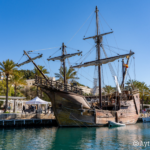 La Nao Santa María atraca por primera vez en Cartagena e invita a sus visitantes a viajar al siglo XV