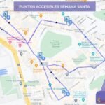 El Ayuntamiento de Cartagena habilita cinco espacios para personas con movilidad reducida en  el itinerario de las procesiones de Semana Santa