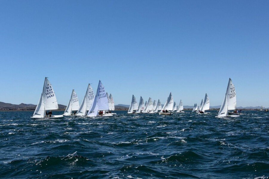 Los canarios González y Sánchez se proclaman campeones de España de Snipe en el Mar Menor