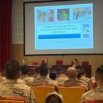 La ESPAC imparte una jornada de capacitación vial en la Escuela de Infantería de Marina de cara a la Ruta de las Fortalezas