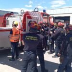 Bomberos de Cartagena se especializan en técnicas de manejo de vehículos de altura