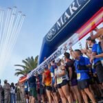 La Formación Mirlo surca el cielo cartagenero para dar la salida a la XV Ruta de las Fortalezas