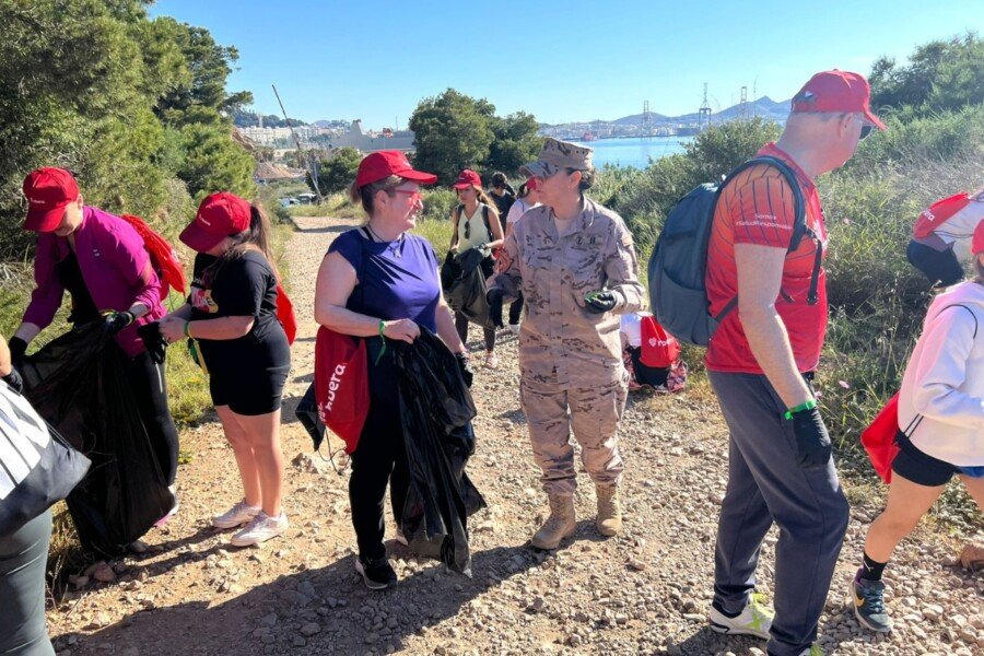 La Ruta de las Fortalezas mejora la limpieza de los montes de Cartagena