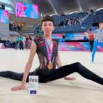 El gimnasta del Club Carthago Antonio Moreno logra el bronce en categoría juvenil en el Nacional de Oviedo