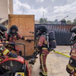 Bomberos de Cartagena se forman sobre actuación en incendios de interior