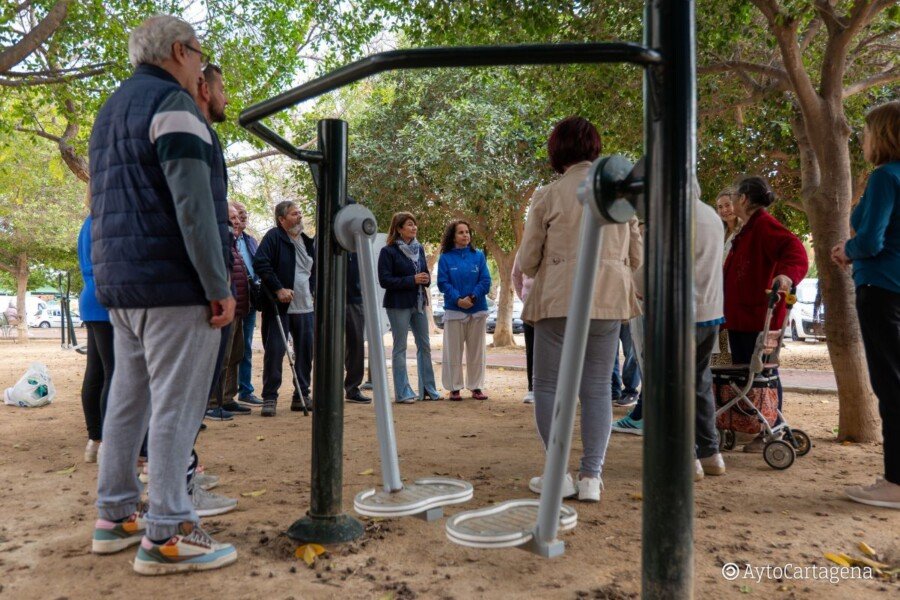 Cartagena da vida a sus parques activos para cambiar sedentarismo por salud