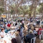 Los mayores celebran el fin de curso con la tradicional jornada de convivencia en Los Urrutias