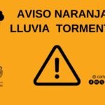 La Aemet eleva a naranja el aviso por lluvia y tormenta con posible granizo este jueves en Cartagena