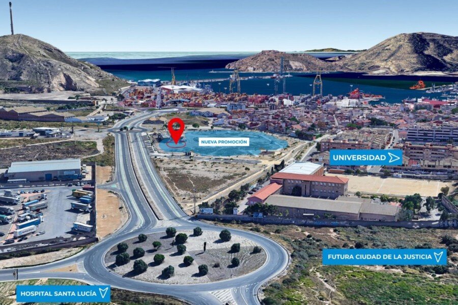 El Ayuntamiento concede licencia para construir 187 viviendas en el barrio de Santa Lucía