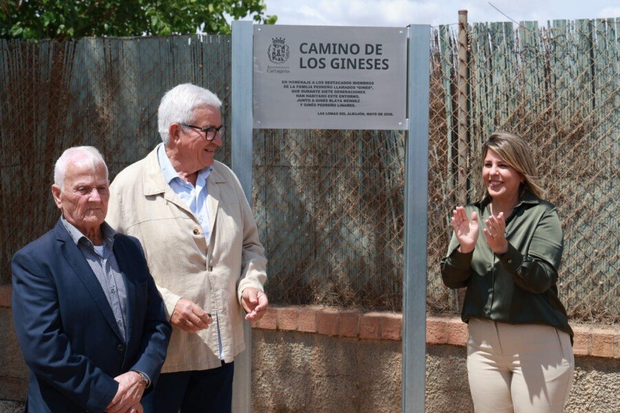 Las Lomas del Albujón estrena el ‘Camino de los Gineses’ en homenaje a la historia y raíces de sus vecinos