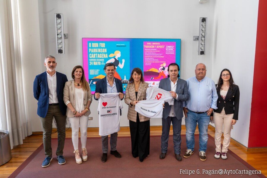 Bajo el lema ‘Nunca te rindas’ Cartagena correrá para dar visibilidad a la enfermedad del Parkinson