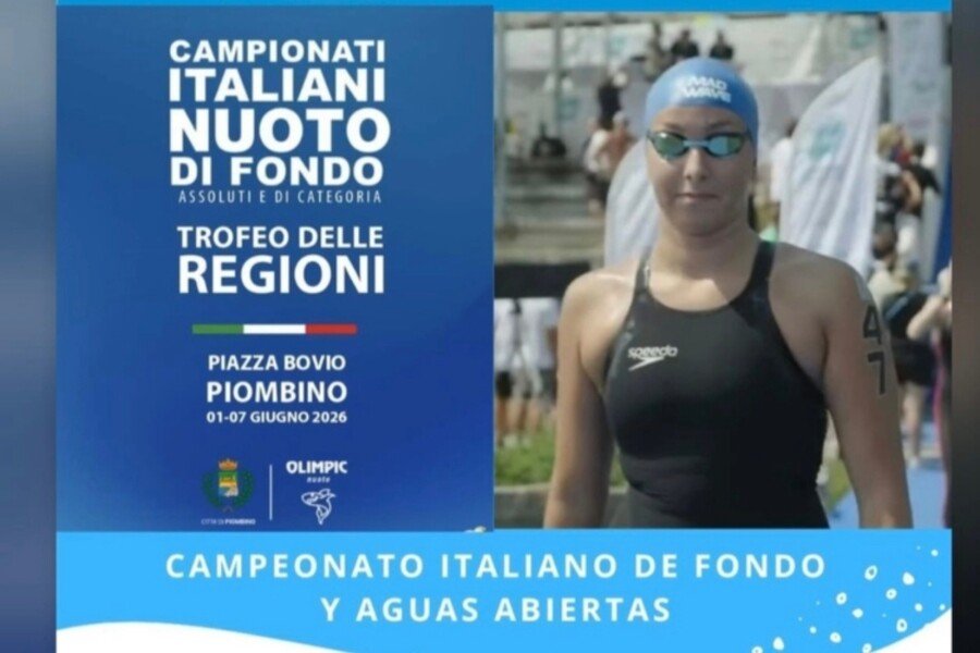 Alba Rubio representará al Club Natación Marina Cartagena Áncora en el Campeonato Italiano Absoluto y de Categoría de Natación de Fondo 2026