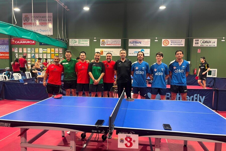 Doble ascenso para el tenis de mesa cartagenero