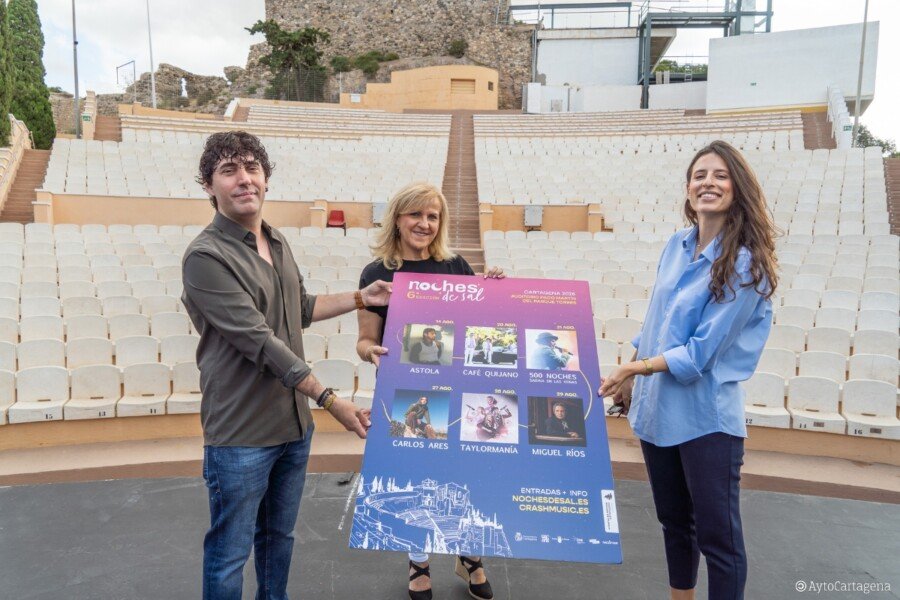 Noches de Sal desvela el cartel completo con seis conciertos mágicos de agosto en Cartagena