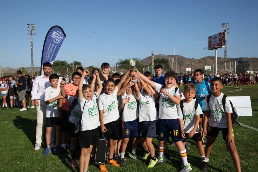 La Liga Comarcal de Fútbol Base de Cartagena clausura la temporada 2025-2026